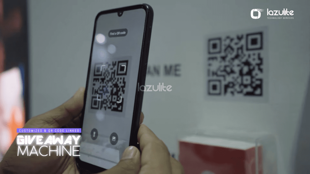 Customized & QR Code Linked Giveaway Vending Machine | Tahaluf at GITEX 2021