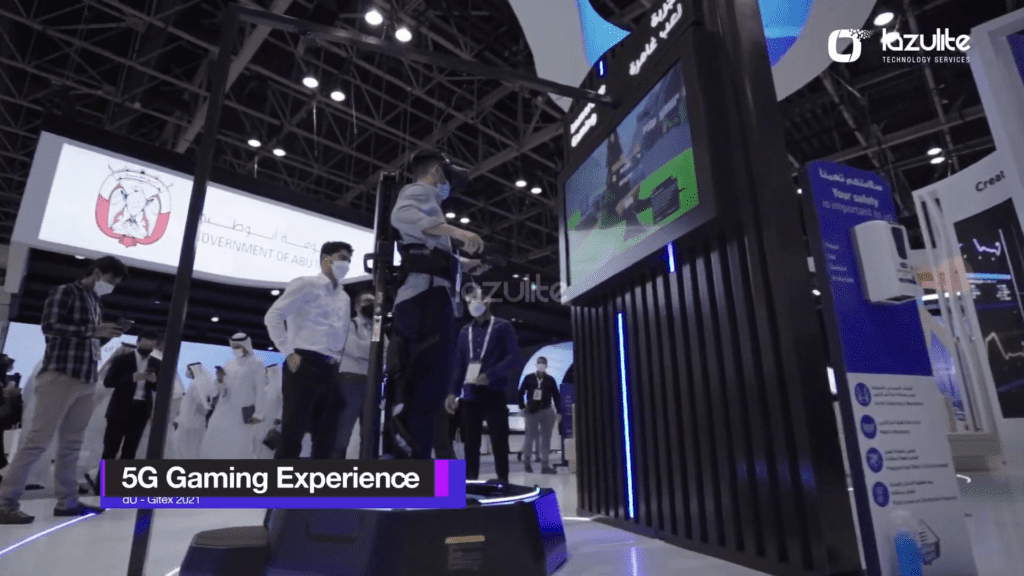 Du 5G Gaming VR _ GITEX 2021 _ Omni Directional VR Treadmill 0-42 screenshot