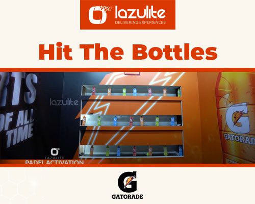 Hit The Bottles – Sporty Gatorade Activation to Fuel the Fans at World Padel Championship 2022 Dubai